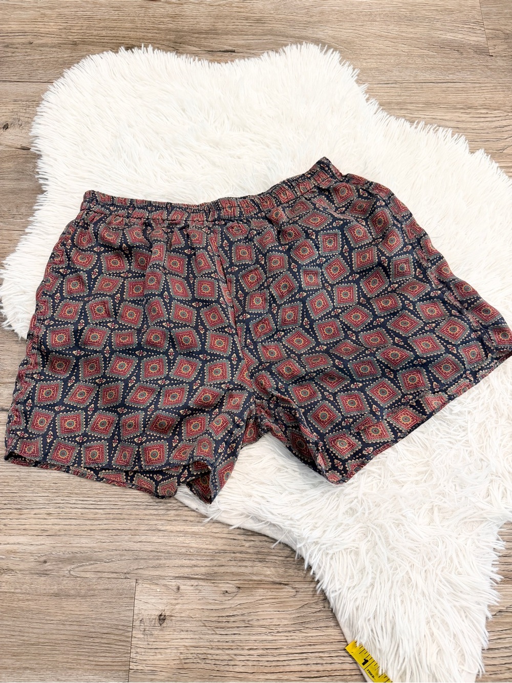 ADDICTION Vintage Silk Shorts Lounge Boxer Medium